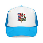 soccer cup 2026 Foam Trucker Hat — USA Soccer Patch Design