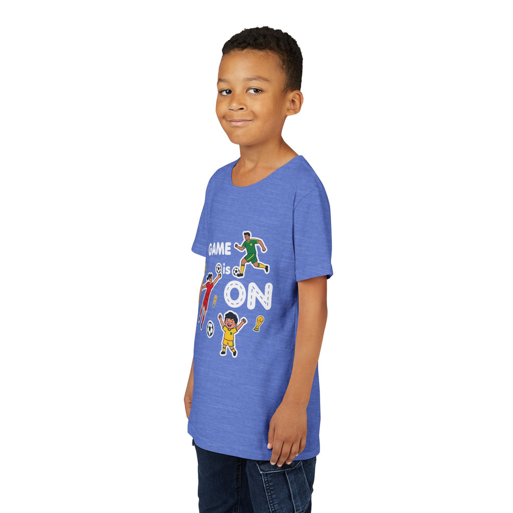 Kids Soccer Players T-Shirt 2026— Youth Football Team Tee