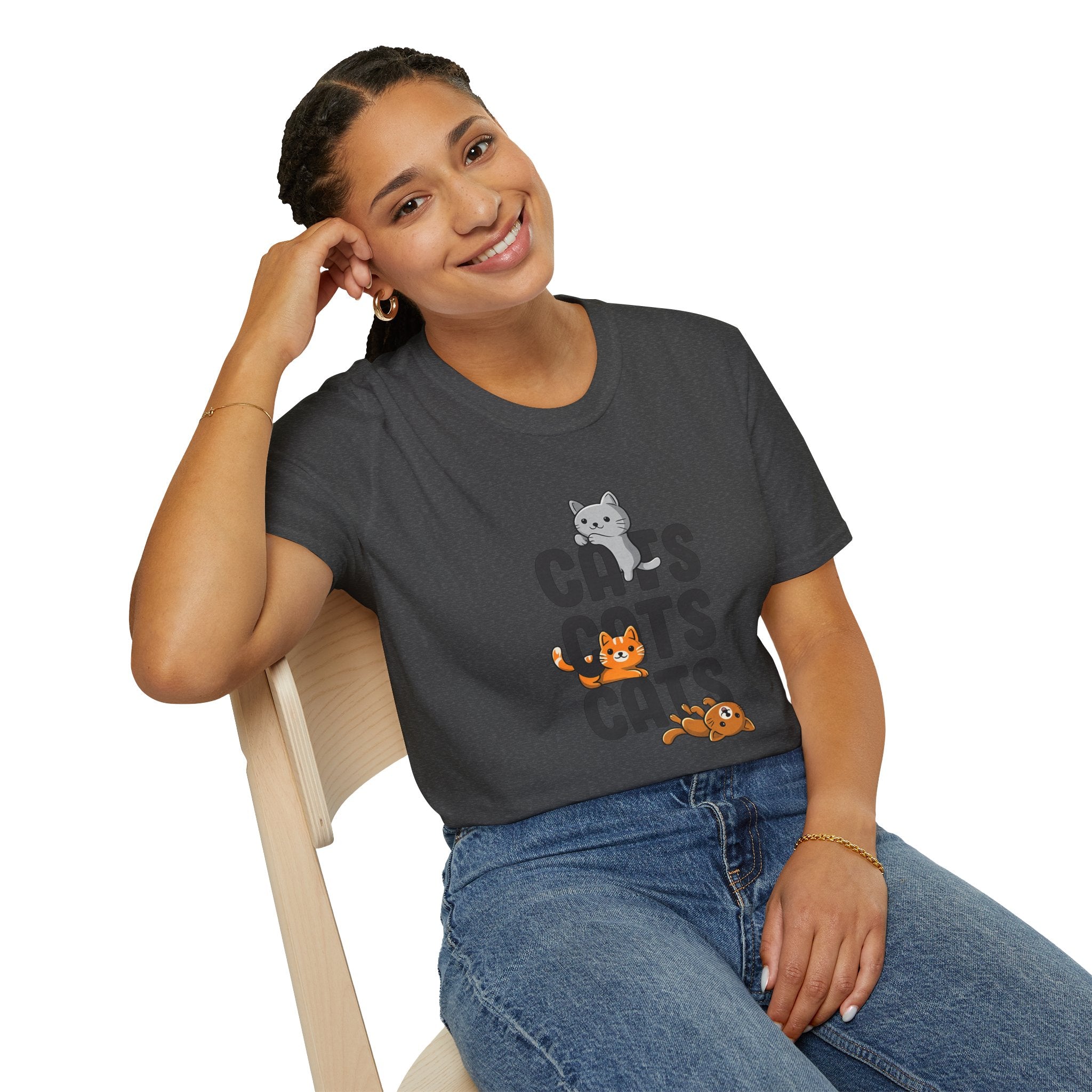 Cats Cats Cats T-Shirt — Cute Kitten Graphic Tee for Cat Lovers