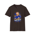 Soccer Player Graphic T-Shirt — 'England Legend' Blue Splash Design