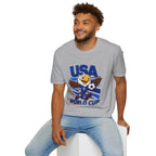 USA  Soccer T-Shirt — Eagle Mascot Graphic