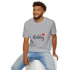 Hubby Heart T-Shirt — Cute 'Hubby' Graphic Tee for Wives & Anniversaries