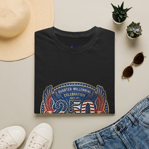 250th Anniversary - 4th of July Patriot Graphic T-Shirt — Patriotic '250' Celebration Design