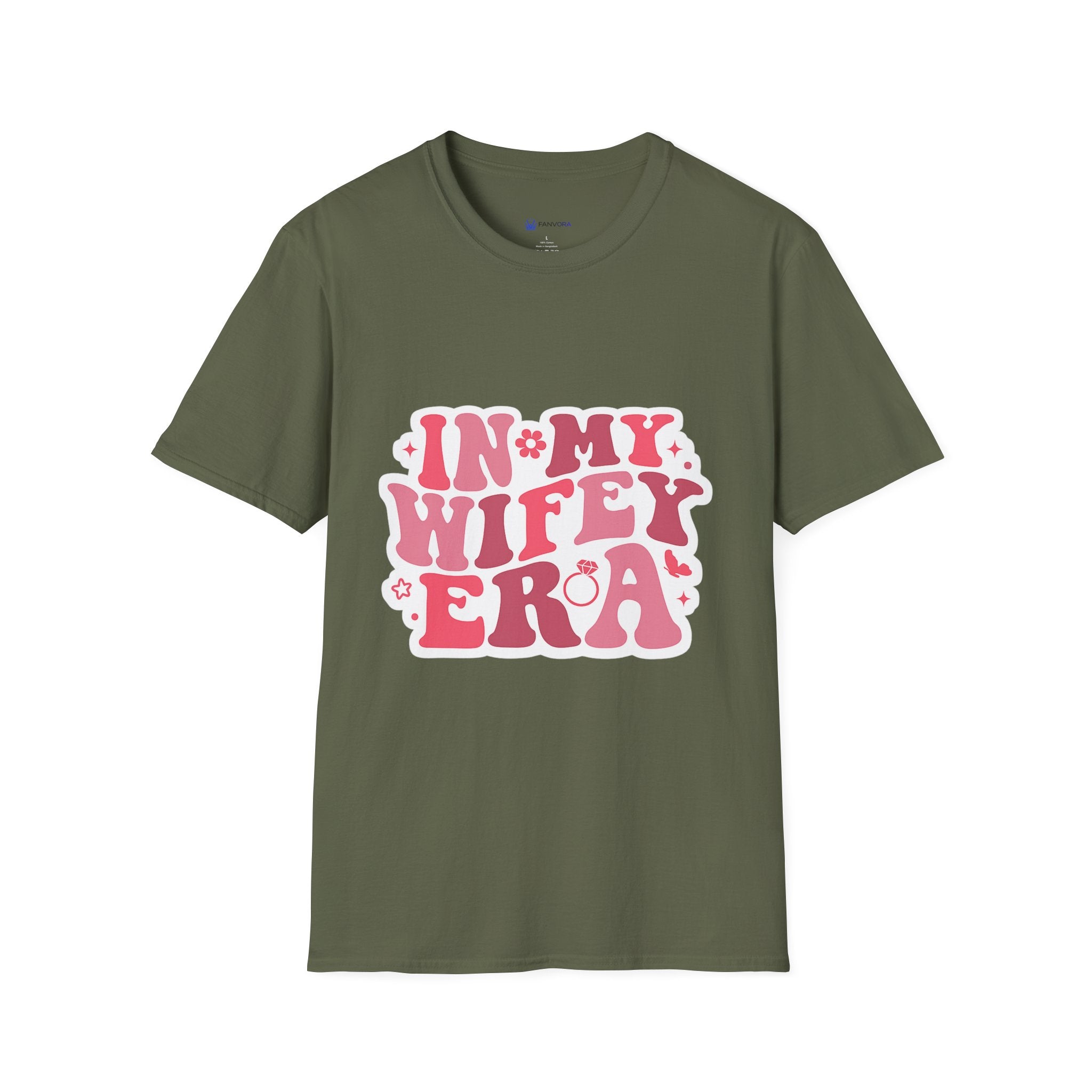 Wifey Era T-Shirt — 'In My Wifey Era' Retro Floral Graphic Tee