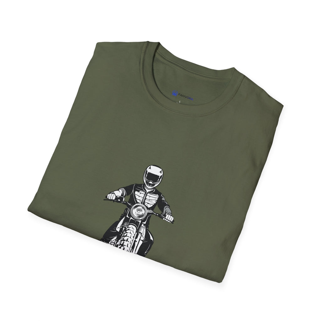 Motorcycle Rider T-Shirt — Vintage Biker Graphic Tee