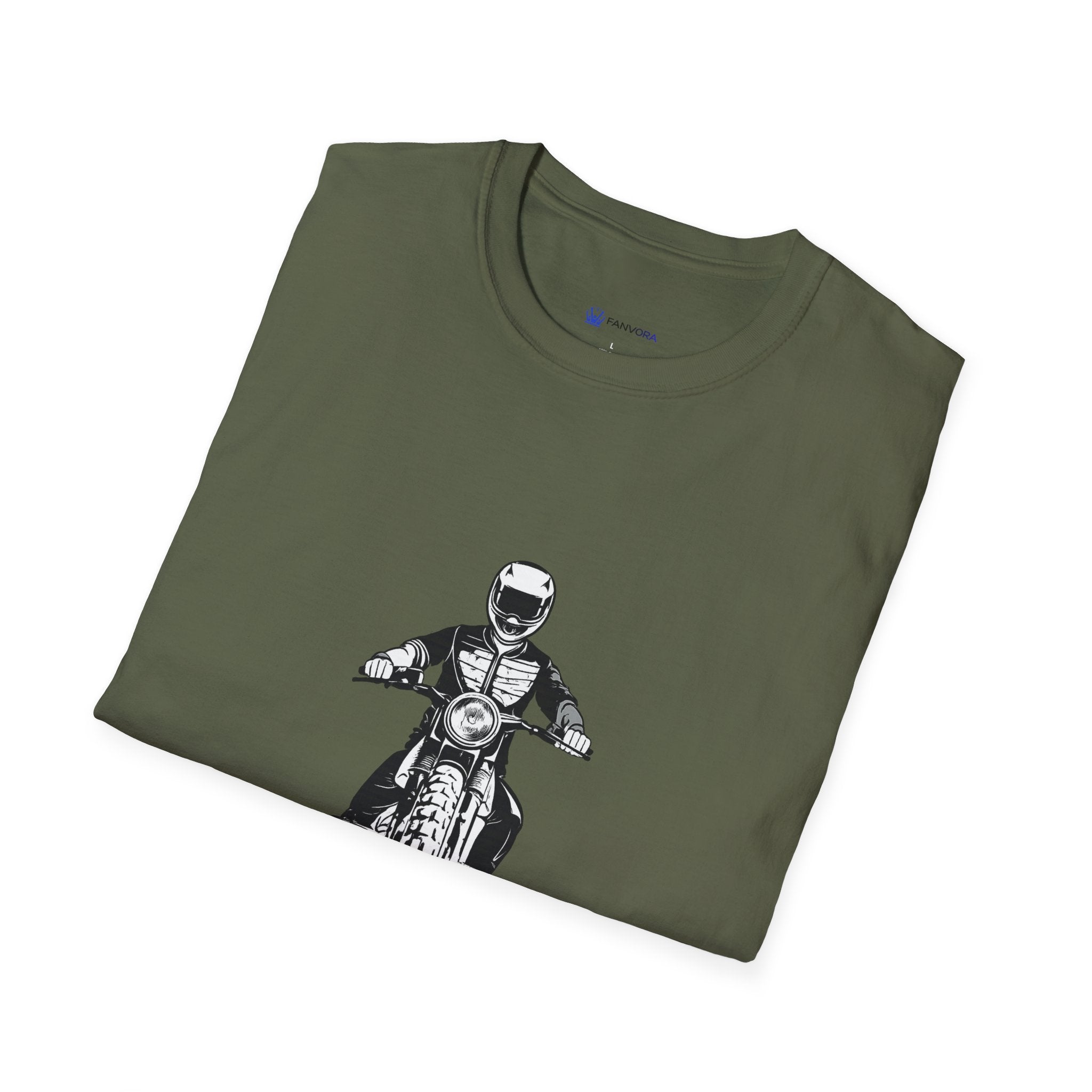 Motorcycle Rider T-Shirt — Vintage Biker Graphic Tee