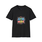 Gym Mode T-Shirt — Cute Barbell Fitness Tee for Gym Lovers