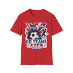 Soccer  Cup T-Shirt – "Go Team! Cup Soccer" USA Flag Design