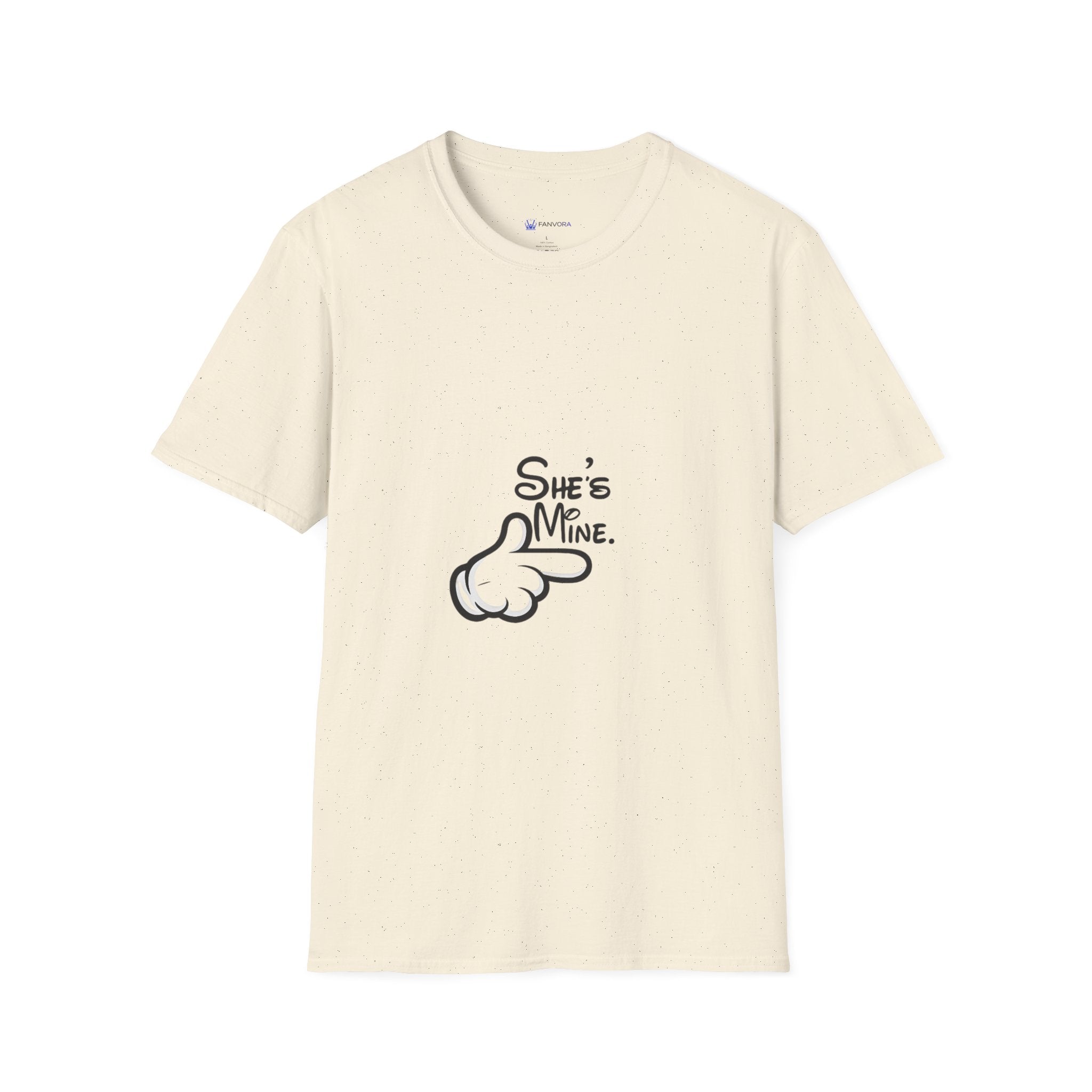 Couples Pointing 'She's Mine' T-Shirt