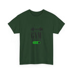 Gym Mode On T-Shirt — Workout Tee with Barbell Graphic