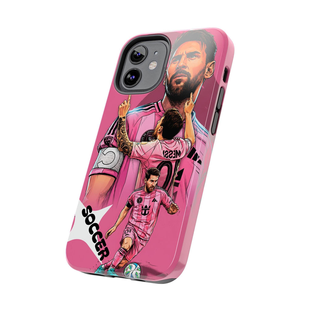 Soccer Star Tough Phone Case pink —  Argentina legend.