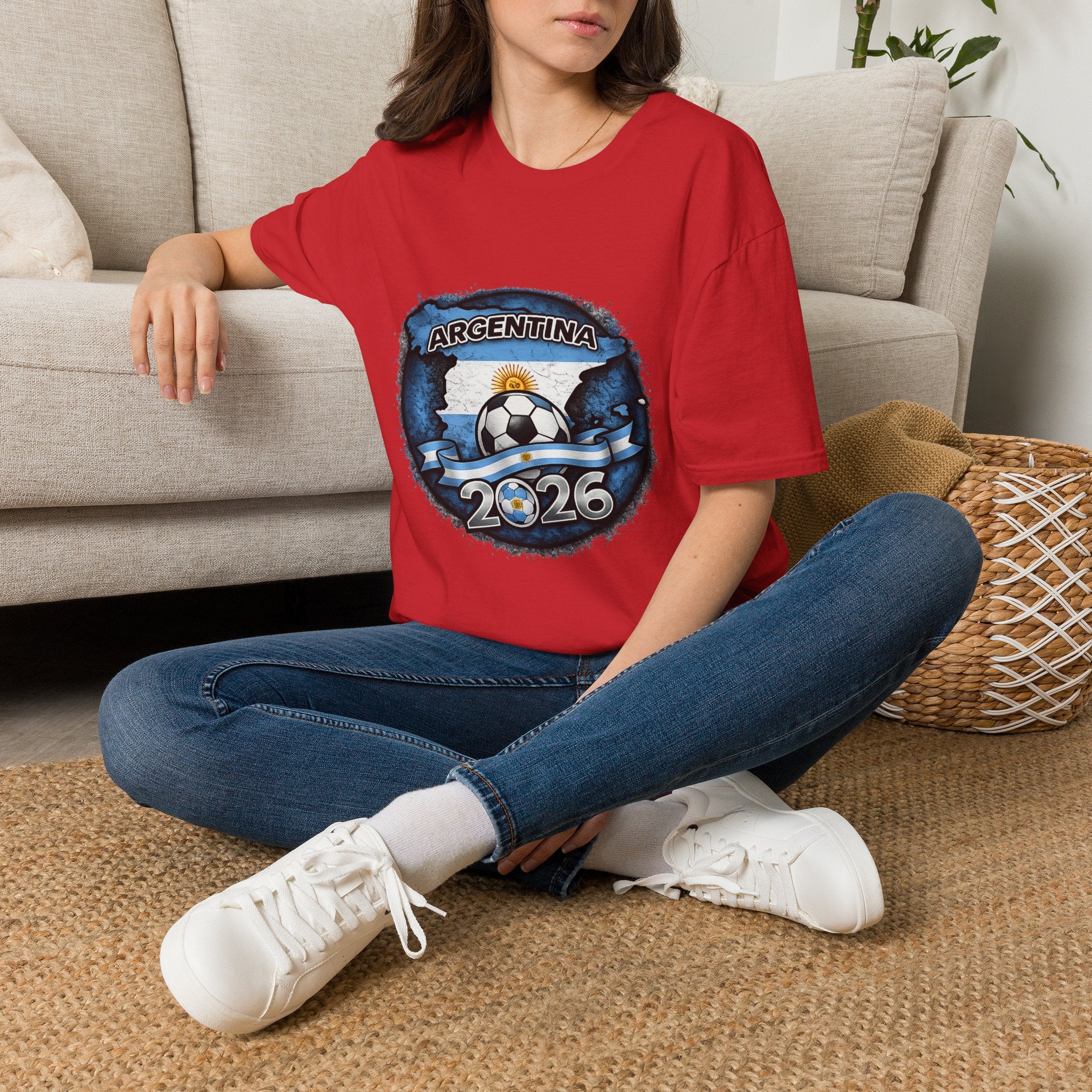 Argentina Soccer T‑Shirt 2026 — Fan Jersey