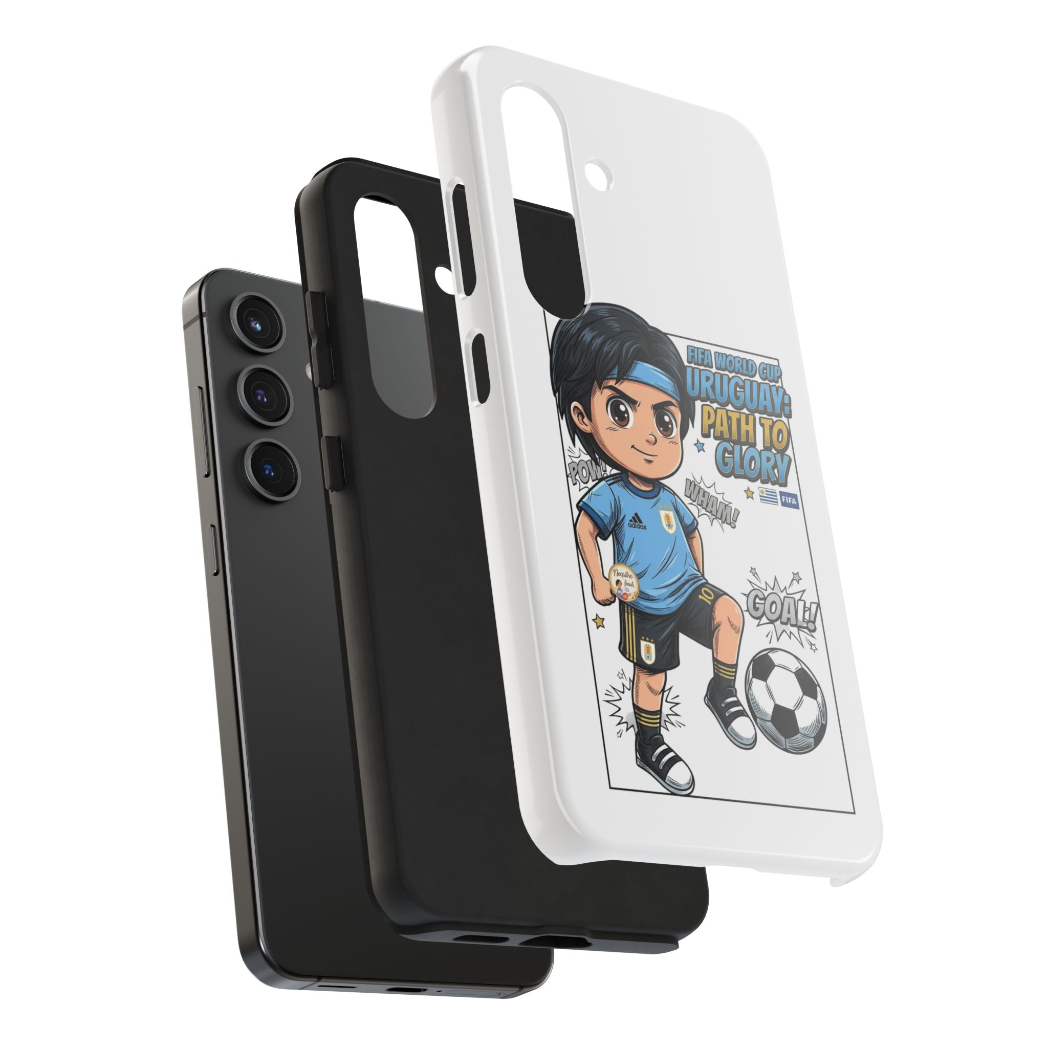 Uruguay Soccer Phone Case — Path to Glory "Goal!" Design