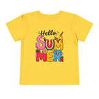 Hello Summer fruity typography Toddler Tee.