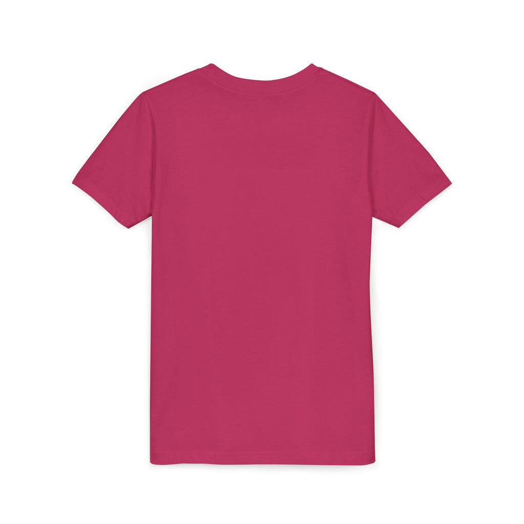 Youth Soccer Tee – Cute Cartoon Player "Ready to Score" Kids Jersey