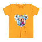 Girls' Frozen Princesses Youth Tee – Elsa & Anna Winter Friends Shirt