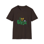 Brazil Soccer T-Shirt — I  Brazil Football Fan Tee