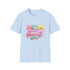 Unisex Softstyle T-Shirt "mom of the birthday girl"