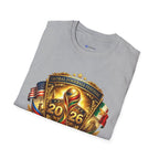 2026 Global Football Festival T-Shirt — Style Soccer Tee with USA & Mexico Flags