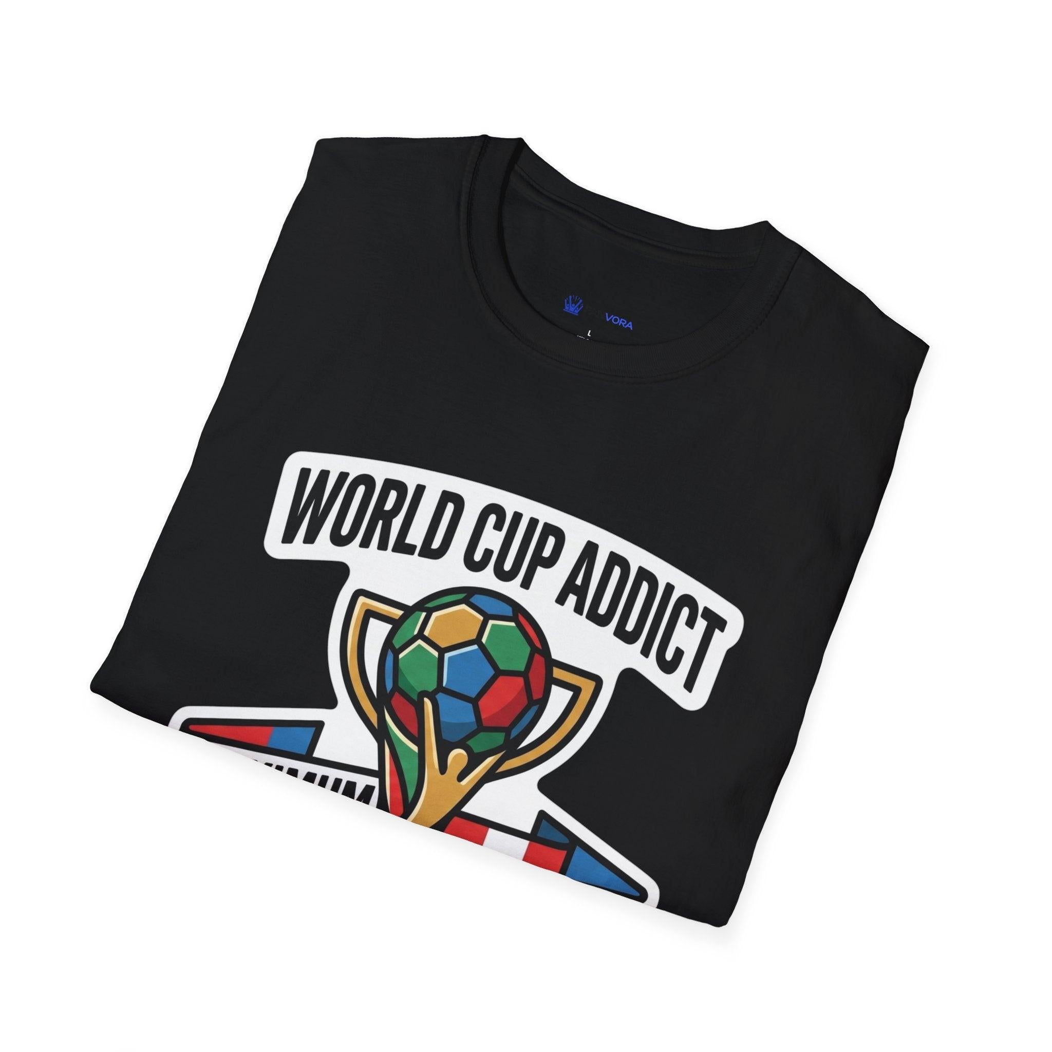 Unisex - World Cup Addict T-Shirt - "Maximum Fan Mode Activated" 2026 USA Mexico Canada Soccer Tee.
