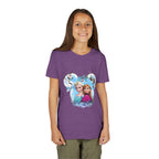 Girls' Frozen Princesses Youth Tee – Elsa & Anna Winter Friends Shirt