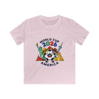 Kids Tee -  America Soccer Mascot & Landmarks