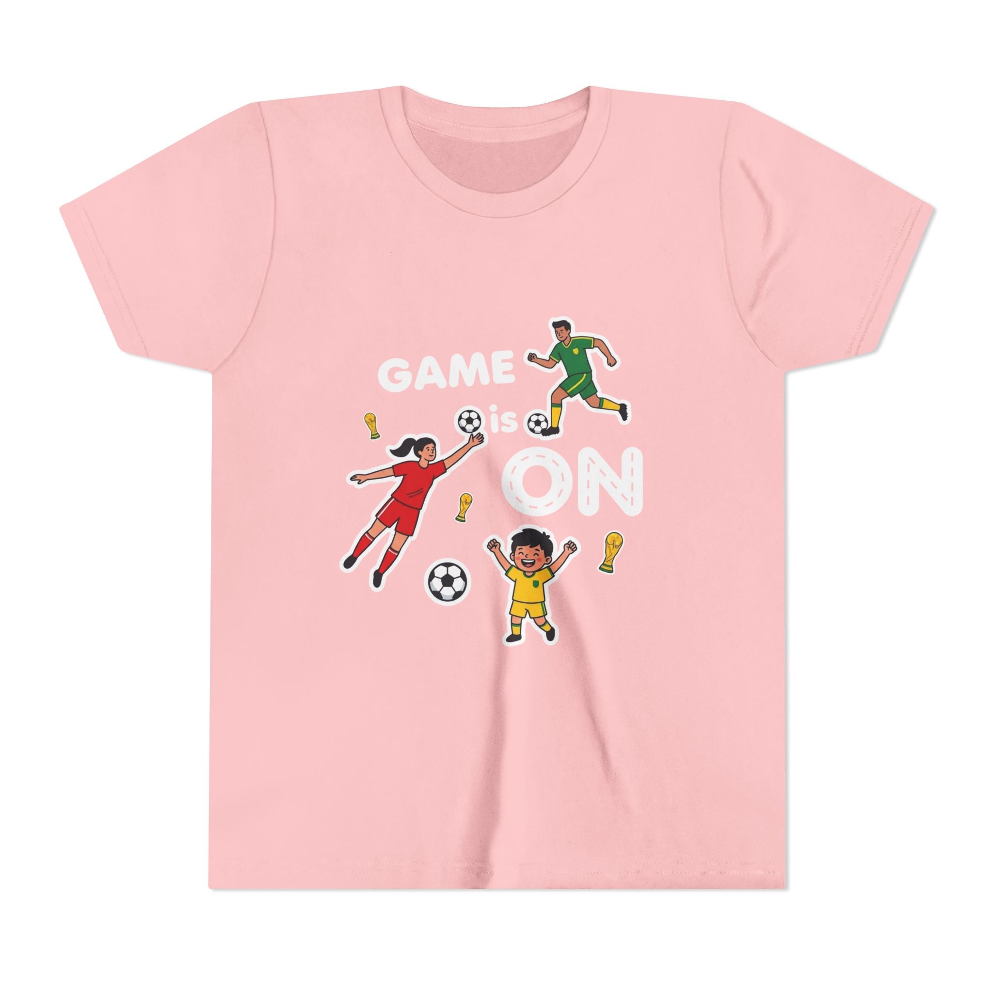 Kids Soccer Players T-Shirt 2026— Youth Football Team Tee