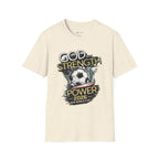 God Is My Strength Soccer T-Shirt — Christian Faith & Football Power 2026