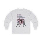 Long Sleeve Football Shirt – World Cup 2026 Fan Tee "Calm Dangerous Genius".