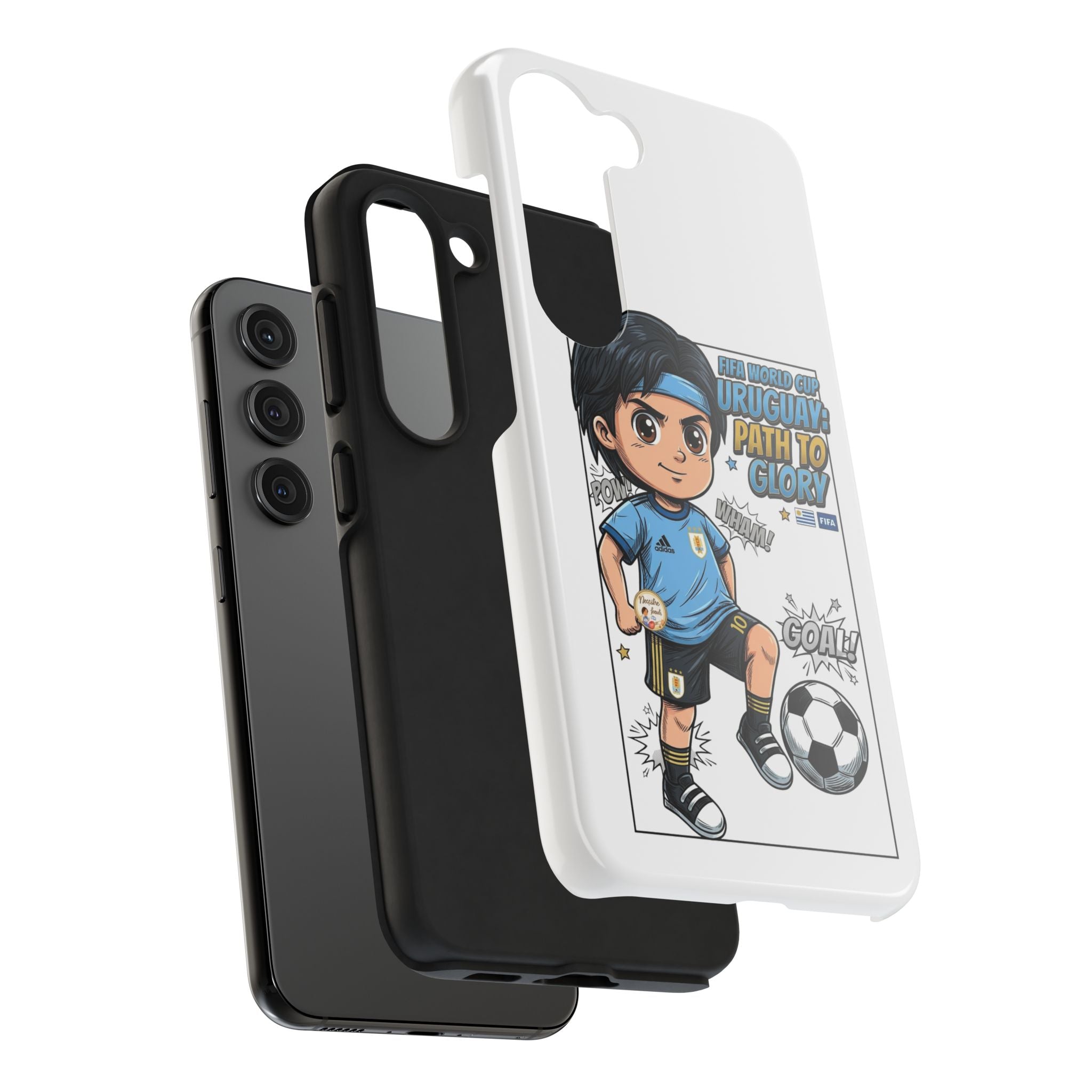 Uruguay Soccer Phone Case — Path to Glory "Goal!" Design