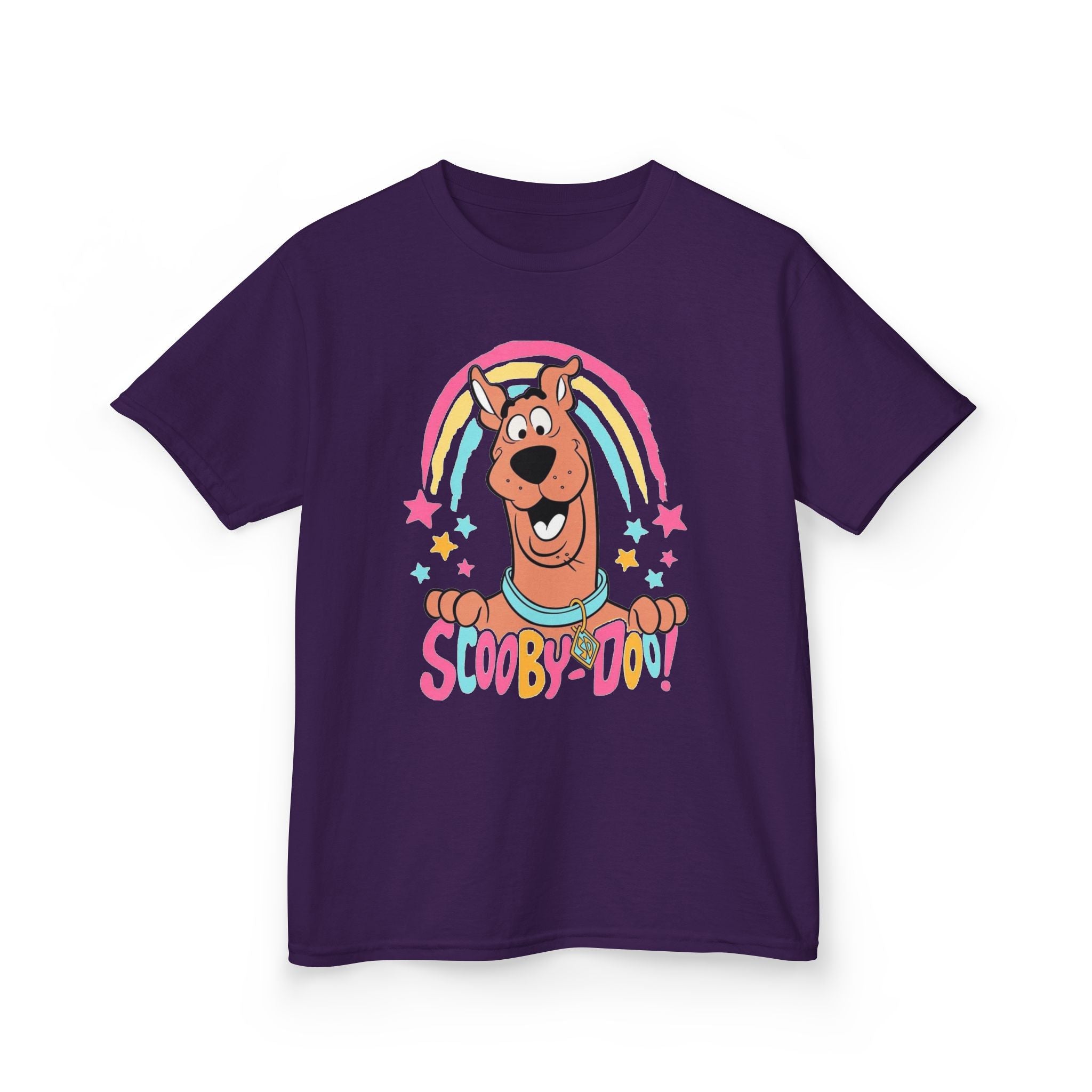 Scooby-Doo Kids T‑Shirt — Colorful Rainbow Cartoon Tee for Kids