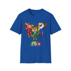 Kids Mascot Team T-Shirt — Cheerful Moose, Cheetah & Eagle Design