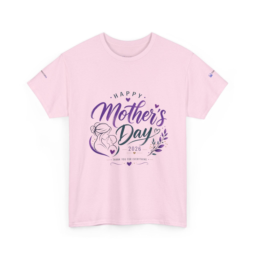 Mother's Day T-Shirt — "Happy Mother's Day 2026" Floral Mom Tee.