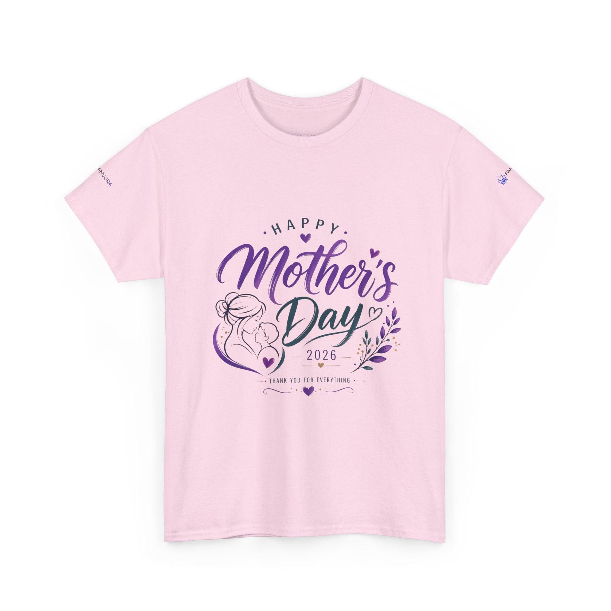 Mother's Day T-Shirt — "Happy Mother's Day 2026" Floral Mom Tee.