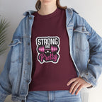 Strong and Pretty Tee — 'Strong and Pretty' Fitness Graphic T-Shirt
