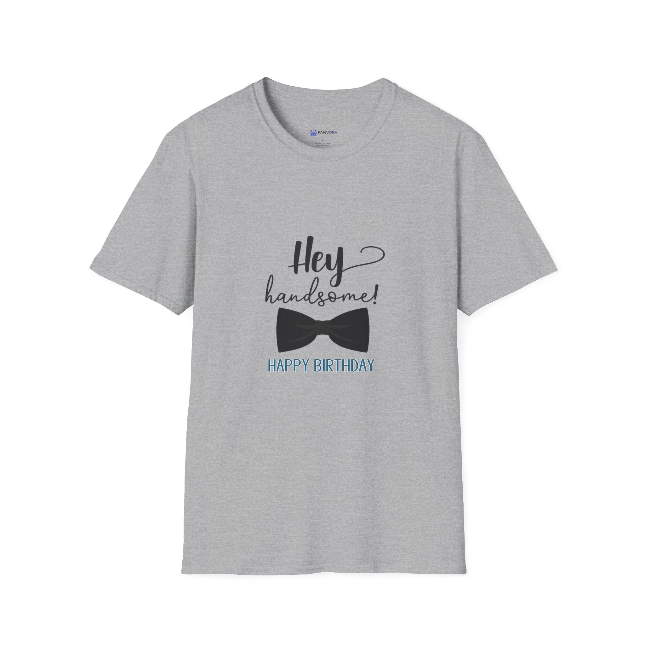 Hey Handsome! T-Shirt — Cute Bow Tie Birthday Tee