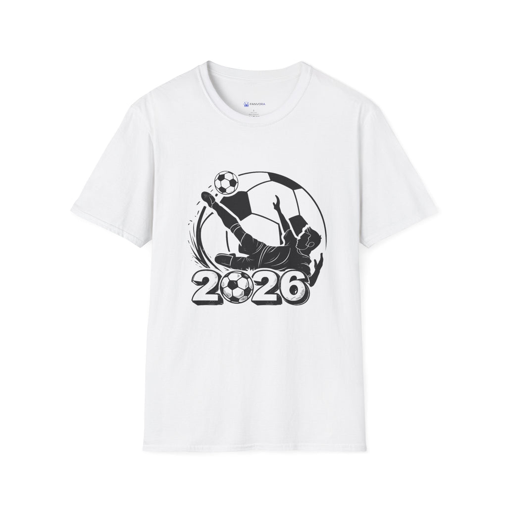 Soccer 2026 T-Shirt — Futbol Player Kick Graphic Tee