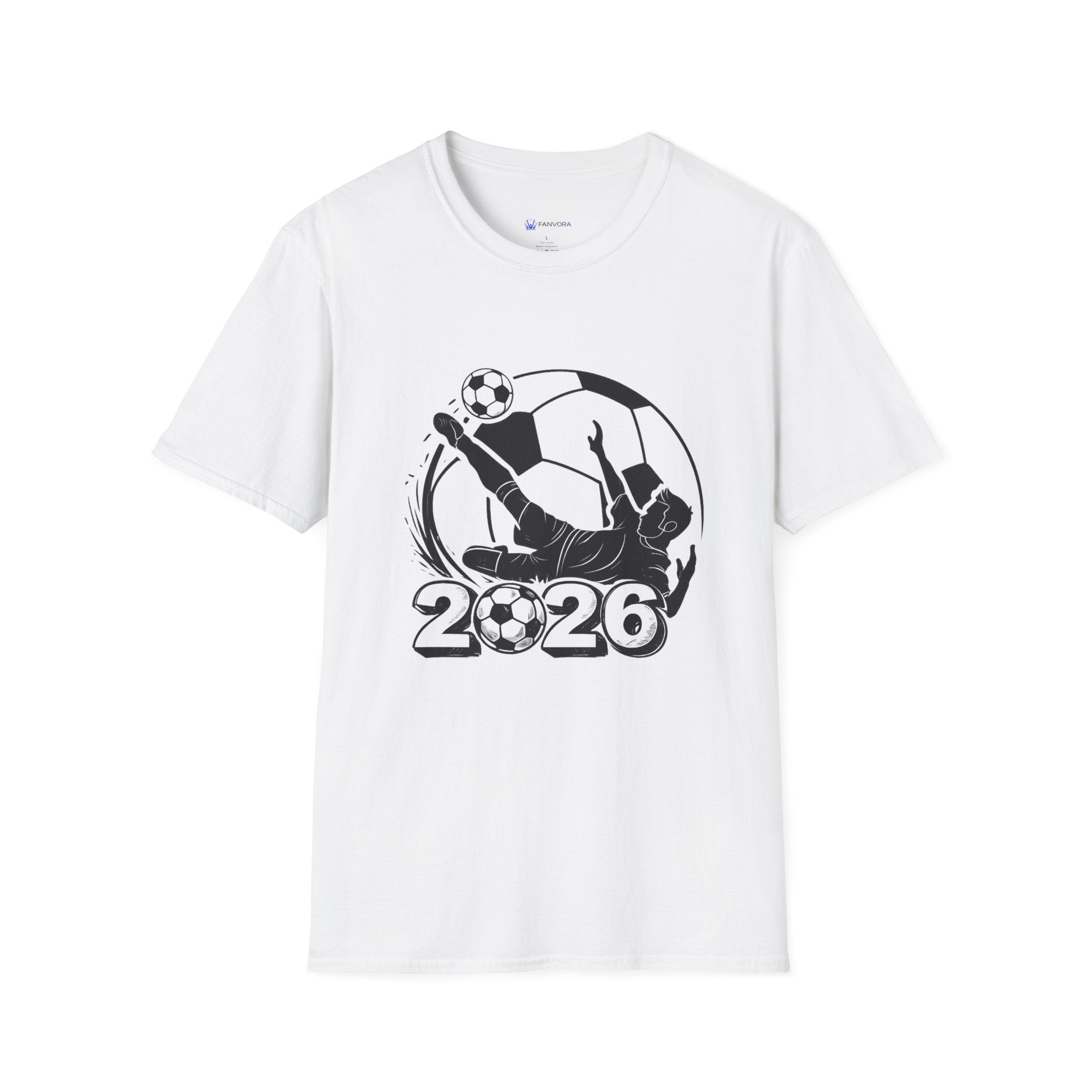 Soccer 2026 T-Shirt — Futbol Player Kick Graphic Tee