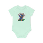 Baby Bodysuit - "France #10 Footballer Rising Star Fan Version" Future Soccer Player & Game Day Energy Organic Baby Onesie.