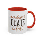 Inspirational "Creativity Never Goes Out of Style" Accent Coffee Mug (Black Handle).