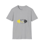 Weightlifting Heart Barbell T-Shirt — Fitness Gym Crusher Tee