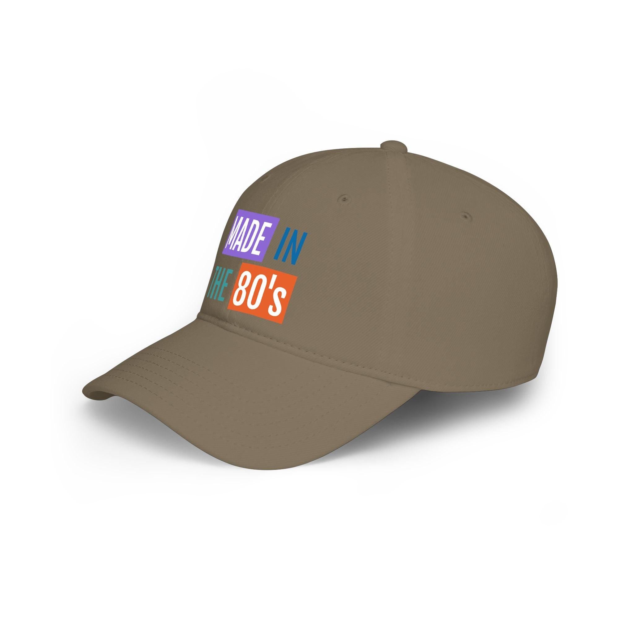 Made in the 80’s retro baseball cap design