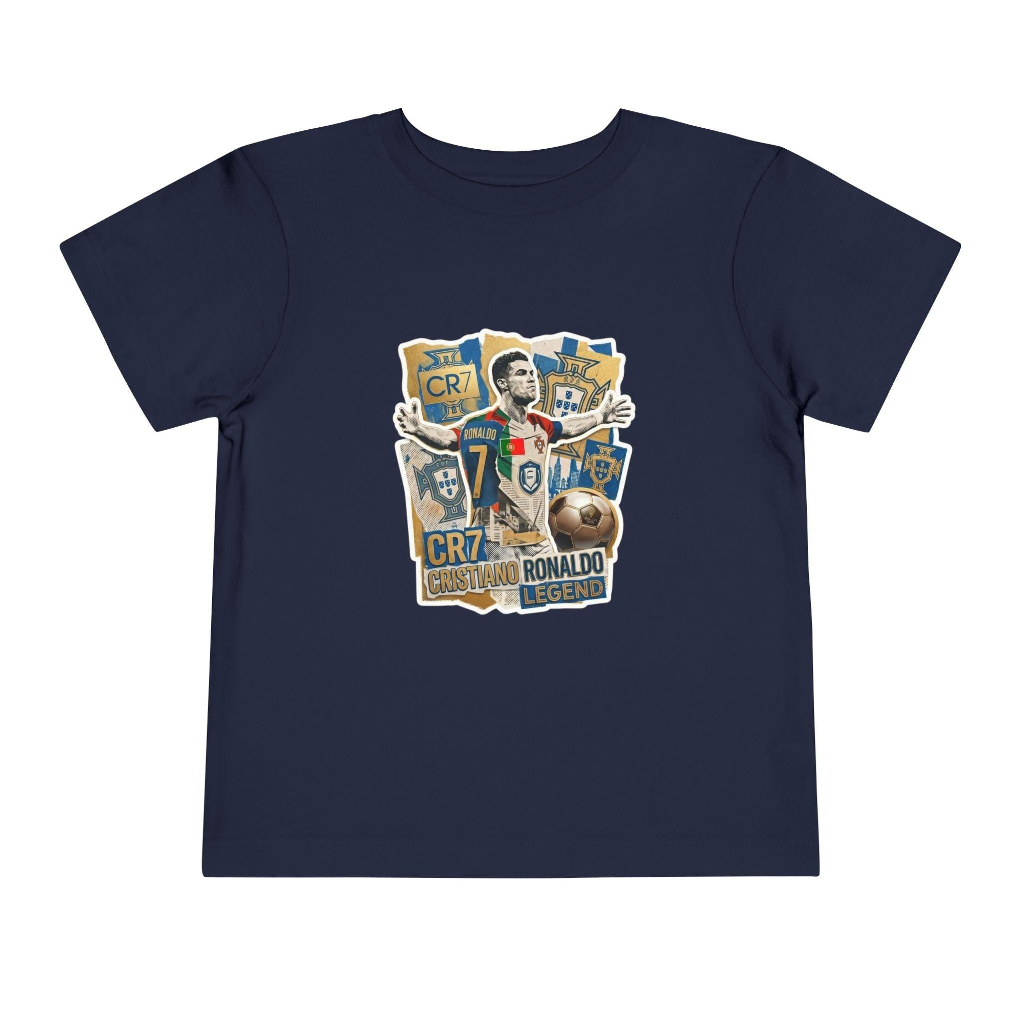 CR7 Fan Inspired Toddler Soccer T‑Shirt — Kids Football Fan Tee.