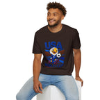 USA  Soccer T-Shirt — Eagle Mascot Graphic