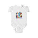 1st Birthday Infant Bodysuit - Colorful Number One Party Design