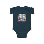 1st Birthday Infant Bodysuit - Colorful Number One Party Design