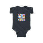 1st Birthday Infant Bodysuit - Colorful Number One Party Design