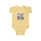 1st Birthday Infant Bodysuit - Colorful Number One Party Design