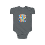 1st Birthday Infant Bodysuit - Colorful Number One Party Design