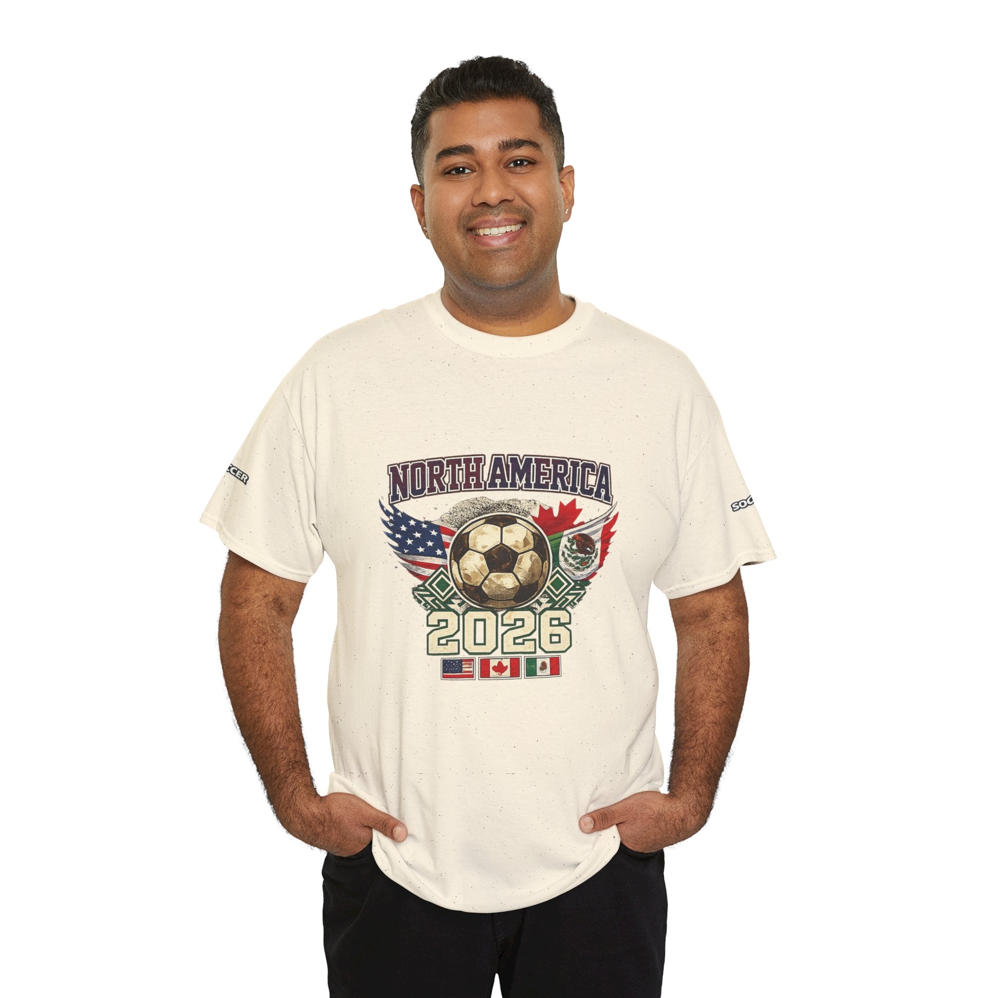 North America 2026 Soccer T-Shirt — USA Canada Mexico